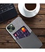 SoFetch Grijs Pasjeshouder Faux Leder Hoesje voor de iPhone 15