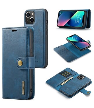 DG.Ming Blauw Pasjeshouder 2-in-1 Hoesje iPhone 15