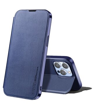 X-Level Donkerblauw Flipcover Hoesje iPhone 15