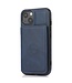 SoFetch Donkerblauw Portemonnee Backcover Hoesje voor de iPhone 15