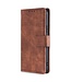 SoFetch Bruin Krokodillen Bookcase Hoesje voor de iPhone 15