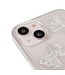 SoFetch Transparant Strikjes TPU Hoesje voor de iPhone 15