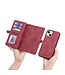 Megshi Rood 2-in-1 Wallet Hoesje voor de iPhone 15