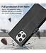 SoFetch Rood Pasjeshouder Glad Bookcase Hoesje voor de iPhone 15