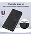 SoFetch Rood Pasjeshouder Glad Bookcase Hoesje voor de iPhone 15