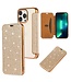 SoFetch Goud Glitter Bookcase Hoesje voor de iPhone 15