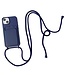 SoFetch Donkerblauw Pasjeshouder Siliconen TPU Hoesje voor de iPhone 15
