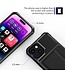 SoFetch Zwart Pasjeshouder Valbestendig Hybride Hoesje voor de iPhone 15