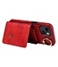SoFetch Rood Litchee Houder Wallet Hoesje voor de iPhone 15