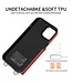SoFetch Rood Litchee Houder Wallet Hoesje voor de iPhone 15
