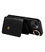 SoFetch Zwart Litchee Houder Wallet Hoesje voor de iPhone 15
