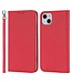 SoFetch Rood Zijde Textuur Bookcase Hoesje voor de iPhone 15
