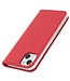 SoFetch Rood Zijde Textuur Bookcase Hoesje voor de iPhone 15