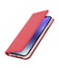 SoFetch Rood Zijde Textuur Bookcase Hoesje voor de iPhone 15