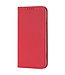 SoFetch Rood Zijde Textuur Bookcase Hoesje voor de iPhone 15