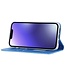 SoFetch Blauw Zijde Textuur Bookcase Hoesje voor de iPhone 15