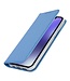 SoFetch Blauw Zijde Textuur Bookcase Hoesje voor de iPhone 15