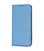 SoFetch Blauw Zijde Textuur Bookcase Hoesje voor de iPhone 15