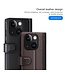 SoFetch Bruin Splitleder Bookcase Hoesje voor de iPhone 15 Plus