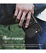 SoFetch Zwart Lensbescherming Houder Hybride Hoesje voor de iPhone 15 Plus