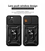 SoFetch Goud Lensbescherming Houder Hybride Hoesje voor de iPhone 15 Plus