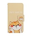SoFetch  Hond Bookcase Hoesje met Handriem voor de iPhone 15 Plus