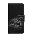 SoFetch Zwart Kat Bookcase Hoesje voor de iPhone 15 Plus