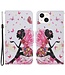 SoFetch  Elf Bookcase Hoesje met Handriem voor de iPhone 15 Plus