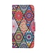 SoFetch Kleurrijk Ruiten Bookcase Hoesje voor de iPhone 15 Plus