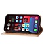 SoFetch Goud Bloemen Vlinders Bookcase Hoesje voor de iPhone 15 Plus