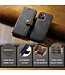 Grijs Splitleder 2-in-1 Hoesje voor de iPhone 15 Plus