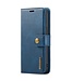 Blauw Splitleder 2-in-1 Hoesje met Koord voor de iPhone 15 Plus