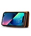 Bruin Splitleder 2-in-1 Hoesje voor de iPhone 15 Plus