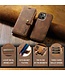 Bruin Splitleder 2-in-1 Hoesje voor de iPhone 15 Plus