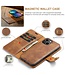 Bruin Splitleder 2-in-1 Hoesje voor de iPhone 15 Plus