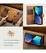 Bruin Splitleder 2-in-1 Hoesje voor de iPhone 15 Plus