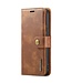 Bruin Splitleder 2-in-1 Hoesje voor de iPhone 15 Plus