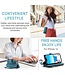 Blauw Pasjeshouders Wallet Hoesje voor de iPhone 15 Plus