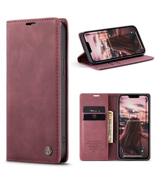 CaseMe Rood Bookcase Hoesje iPhone 15 Plus