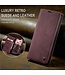 CaseMe Rood Bookcase Hoesje voor de iPhone 15 Plus