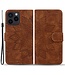 SoFetch Bruin Mandala Bookcase Hoesje met Polsbandje voor de iPhone 15 Plus