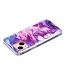 SoFetch Paars Marmer TPU Hoesje voor de iPhone 15 Plus