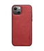 X-Level Bordeaux Rood Faux Leder Hoesje voor de iPhone 15 Plus