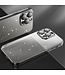 X-Level Zwart / Transparant Glitter TPU Hoesje voor de iPhone 15 Plus