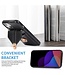 SoFetch Zwart Wallet Faux Leder Hoesje voor de iPhone 15 Plus