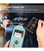 SoFetch Cyaan Wallet Faux Leder Hoesje voor de iPhone 15 Plus