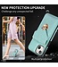 SoFetch Cyaan Wallet Faux Leder Hoesje voor de iPhone 15 Plus