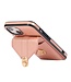 SoFetch Rosegoud Wallet Faux Leder Hoesje met Koord voor de iPhone 15 Plus