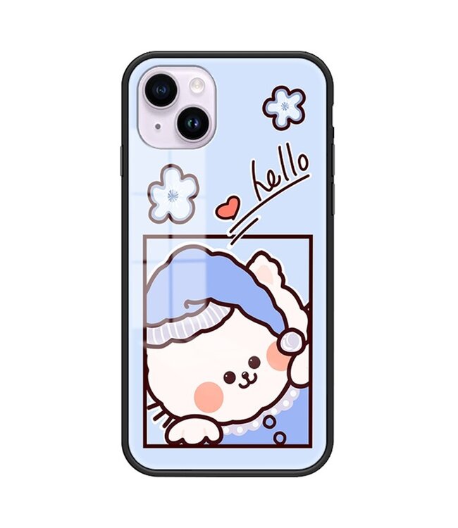 SoFetch  Slaperige Kat Hybride Hoesje voor de iPhone 15 Plus
