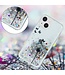 SoFetch  Paardenbloem Glitters TPU Hoesje met Koord voor de iPhone 15 Plus